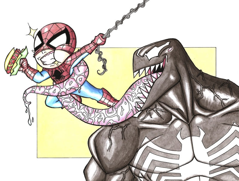 SPIDER MAN AND VENOM