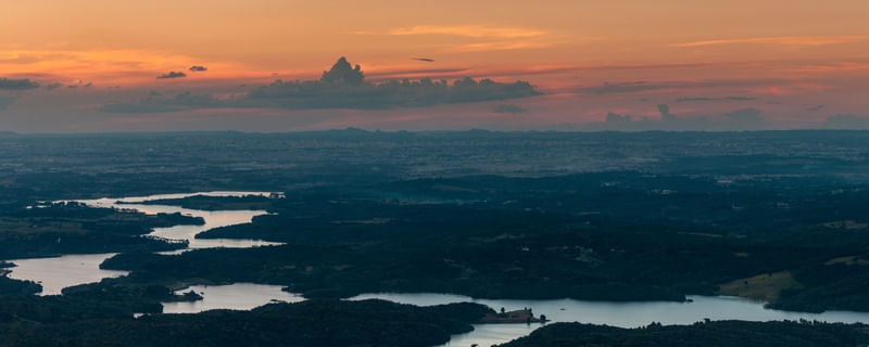 LINDO POR DO SOL EM PANORAMICO
