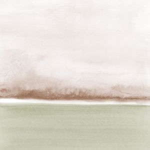 PAISAGEM EM AQUARELA EM TONS SUAVES - QUADRADO