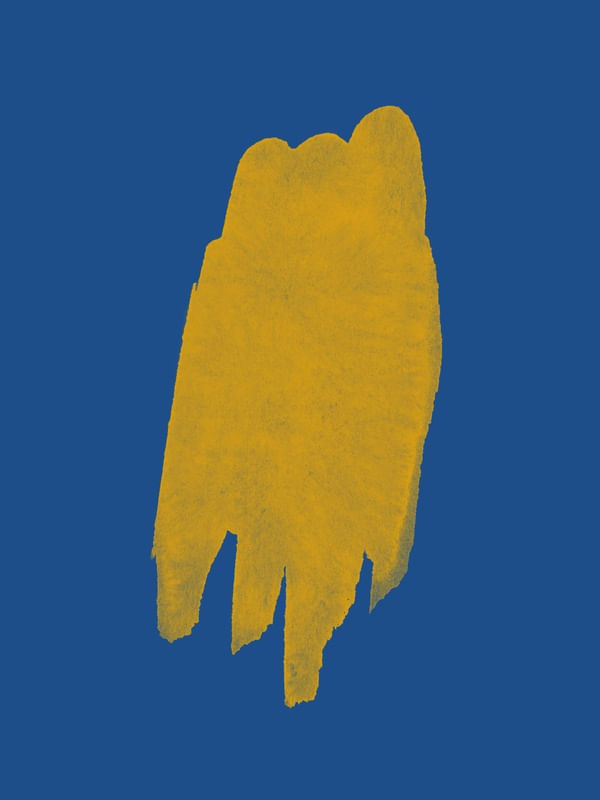 YELLOW ON BLUE 2