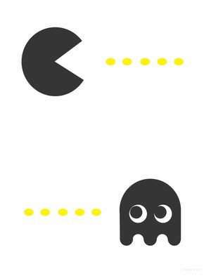 PAC MAN POR QUADRINHOS DA PAULA