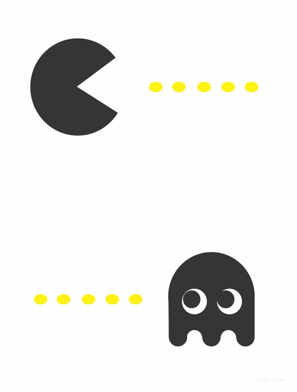PAC MAN POR QUADRINHOS DA PAULA