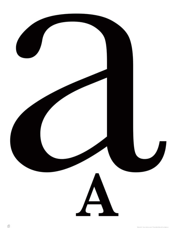 ALFABETO BASKERVILLE - A