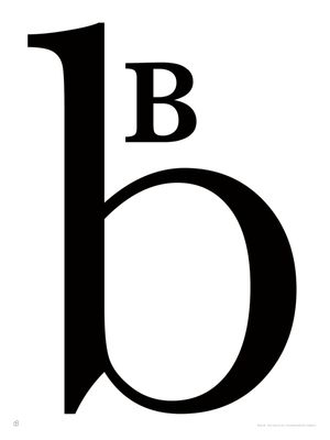 ALFABETO BASKERVILLE - B