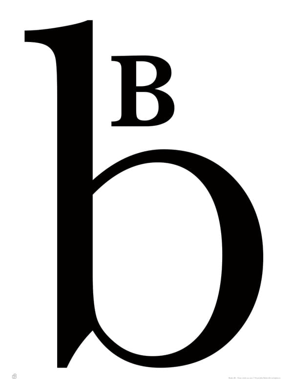 ALFABETO BASKERVILLE - B