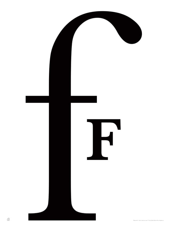 ALFABETO BASKERVILLE - F