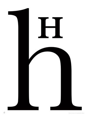 ALFABETO BASKERVILLE - H
