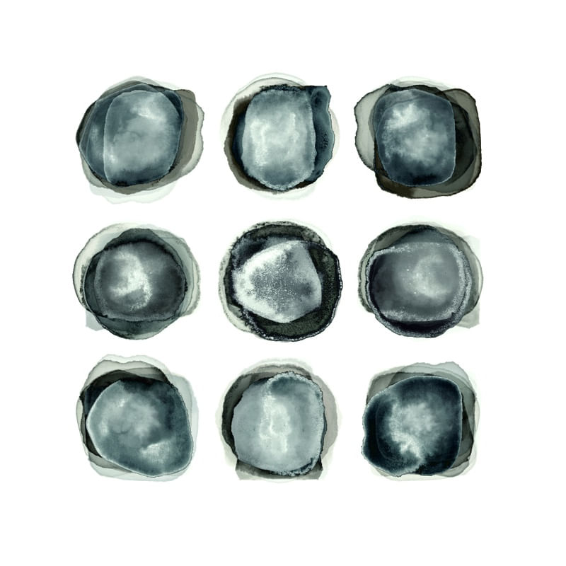 ORGANIC ORDER 2, WATERCOLOR DOTS