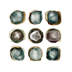 ORGANIC ORDER 5, WATERCOLOR DOTS