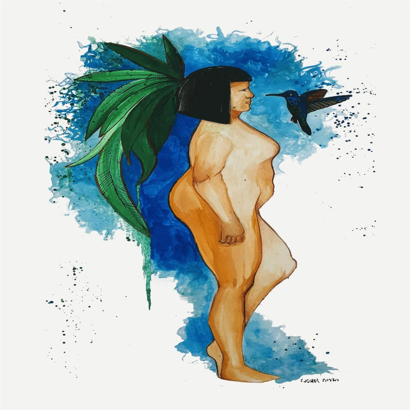 ÍNDIA E BEIJA-FLOR