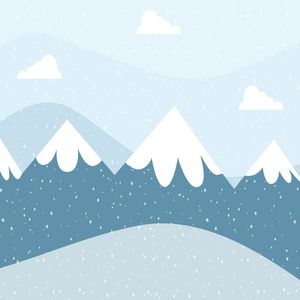 ARTE INFANTIL MONTANHAS ESCANDINAVAS