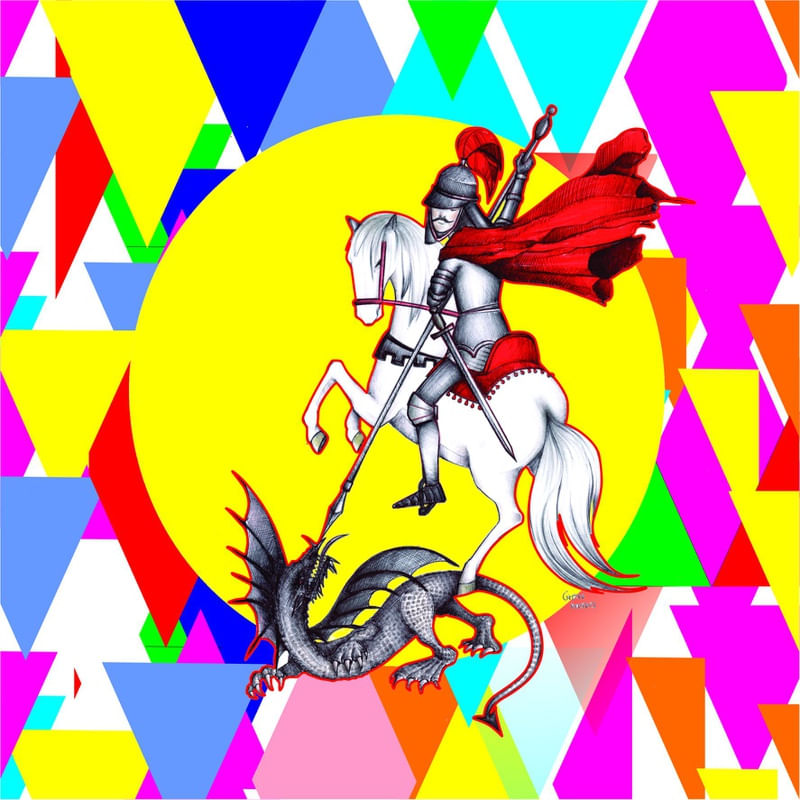 SÃO JORGE COLORIDO