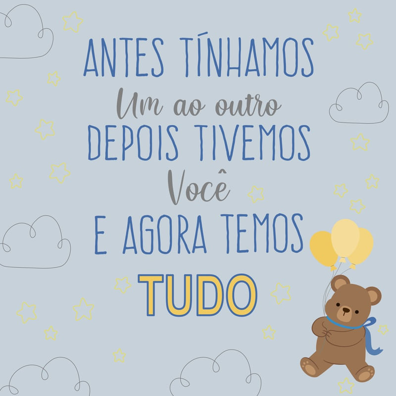 ARTE INFANTIL URSINHO AGORA TEMOS TUDO