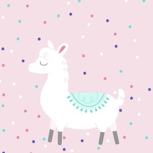 ARTE INFANTIL LHAMA FOFA