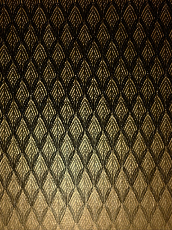 LEAF ON LEAF, GOLD BLACK