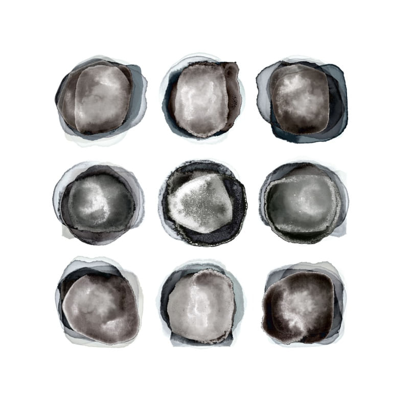 ORGANIC ORDER 1, WATERCOLOR DOTS