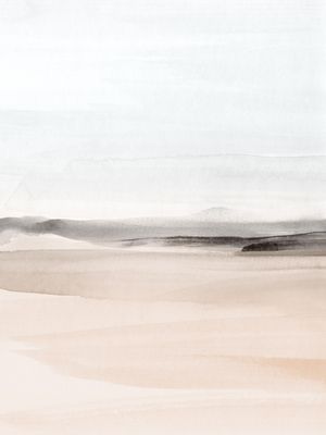 PAISAGEM EM AQUARELA TONS SUAVES 2/2