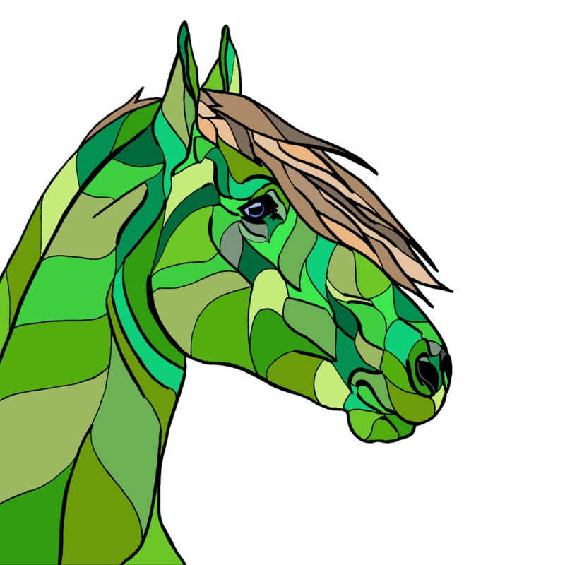MOSAICO CAVALO 1