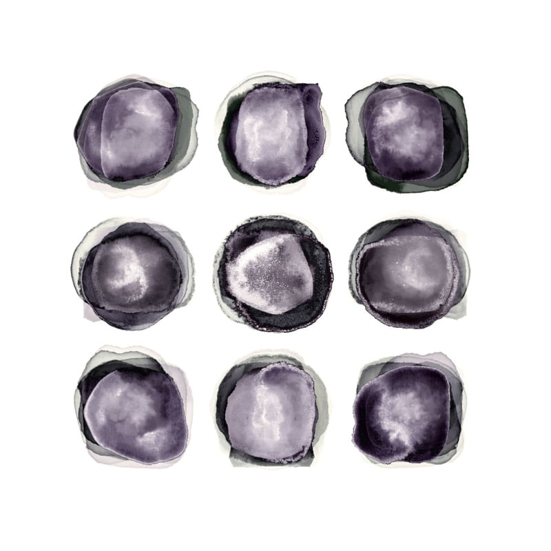 ORGANIC ORDER 4, WATERCOLOR DOTS