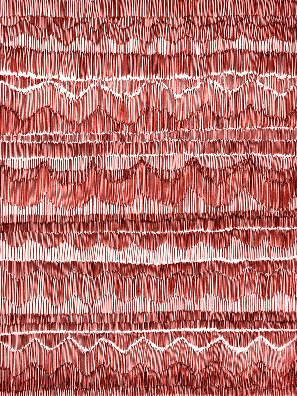 MACRAME, RUST RED