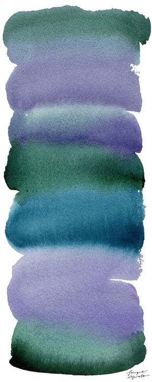 DEGRADÊ ROXO E VERDE