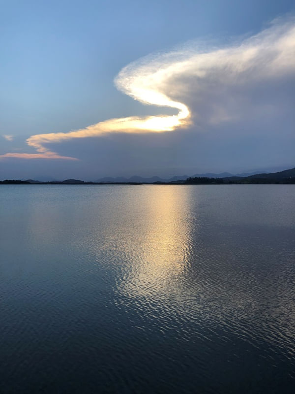 ENTARDECER NA BAÍA DA BABITONGA
