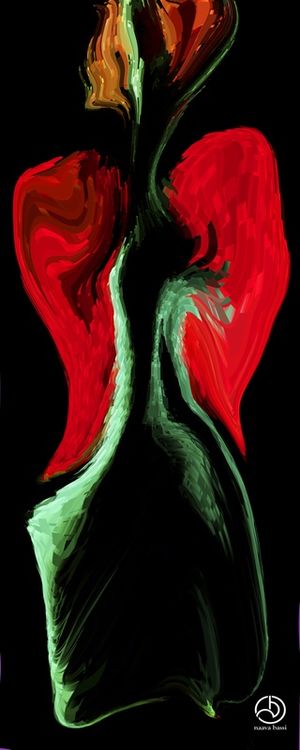 ANGE AILES ROUGES