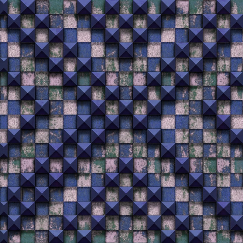 AZUL ROSA GEOMÉTRICO