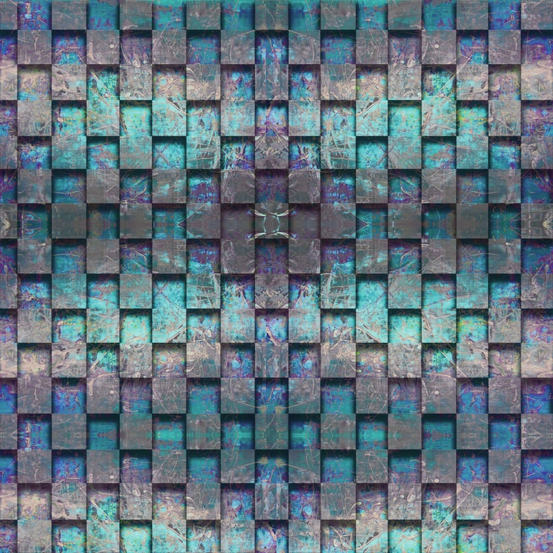 BLUE SQUARES EXPLOSION