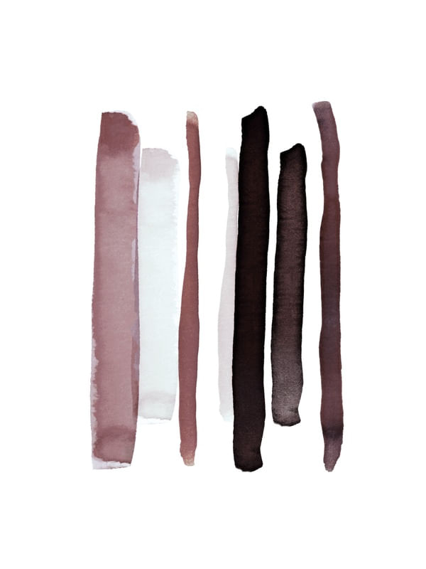 MODEST STROKES 1, MAUVE