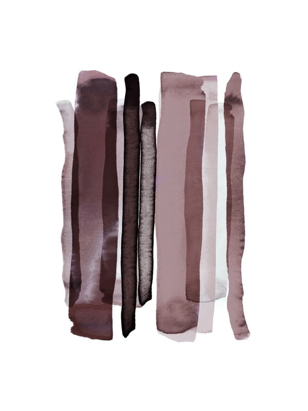 MODEST STROKES 3, MAUVE