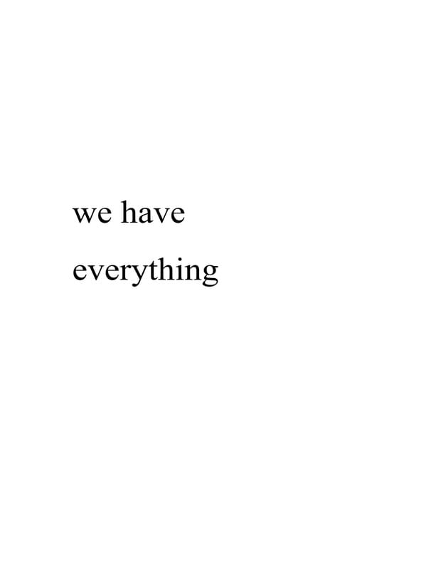 WE HAVE EVERYTHING