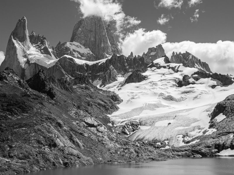 LAGUNA DE LOS TRÊS - FITZ ROY - P&B