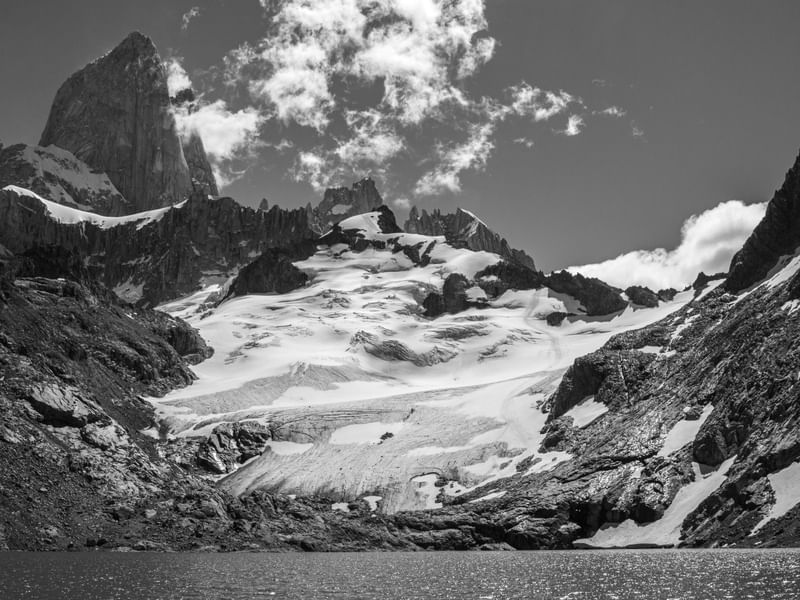LAGUNA DE LOS TRÊS - FITZ ROY - P&B 2