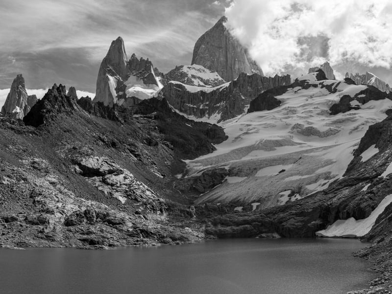 LAGUNA DE LOS TRÊS - FITZ ROY - P&B 3