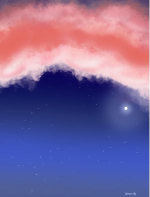 LUA NAS NUVENS