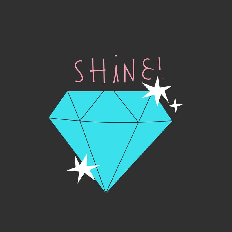 ARTE INFANTIL DIAMANTE SHINE