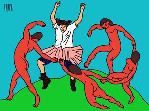 A DANÇA DO CABELUDO