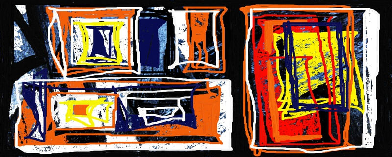 EXPRESSÃO MODERNA 02 PANORÂMICO ARTISTA GLORIA RIMES