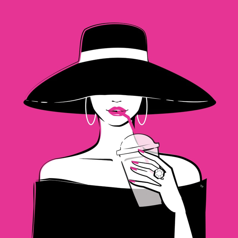 BLACK HAT PINK