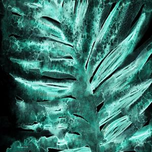 PARADISE PALM, SPECTRAL GREEN INVERTED