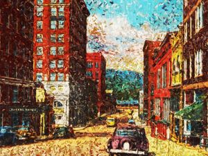 VINTAGE STREET EM TINTA