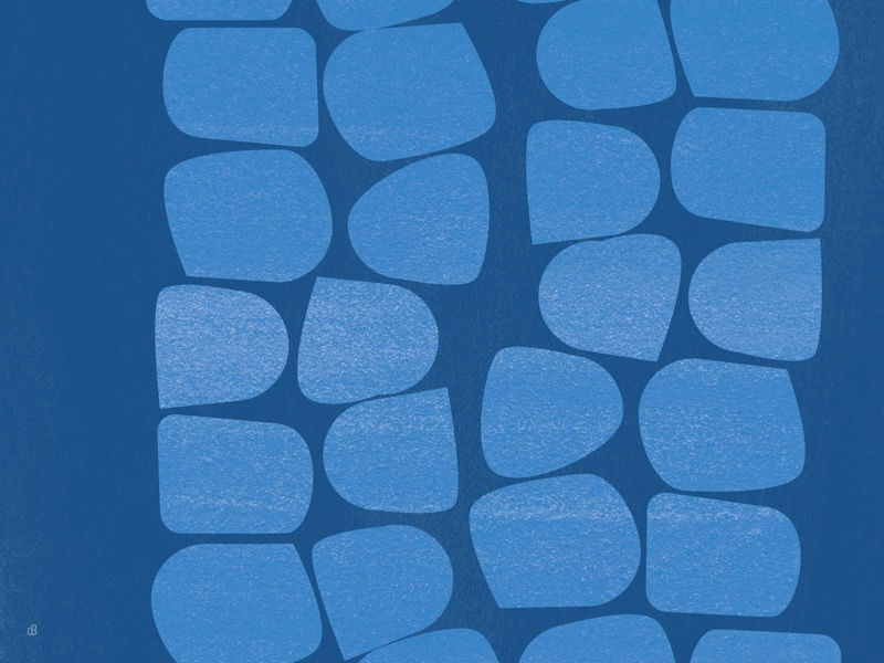 BLUE STONED MINIMALS C-19