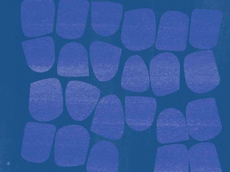 BLUE STONED MINIMALS C-21