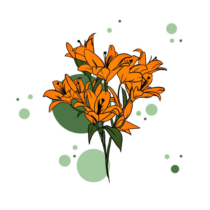 PONTILHADO DE FLOR