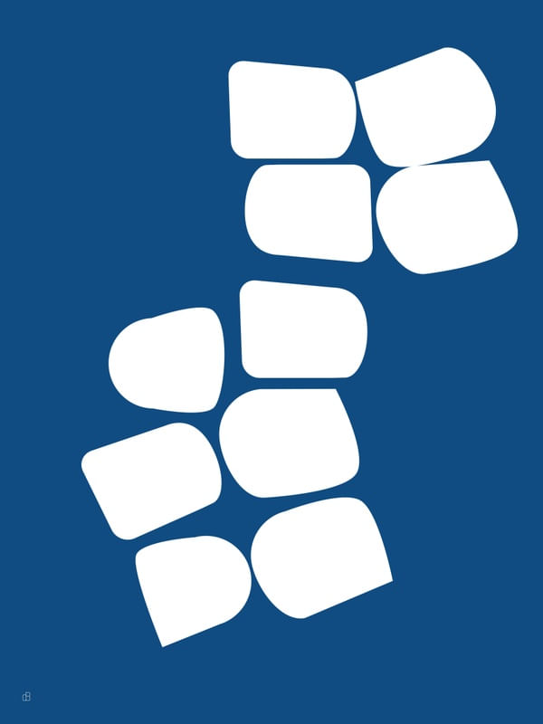 BLUE AND WHITE MINIMALS N5