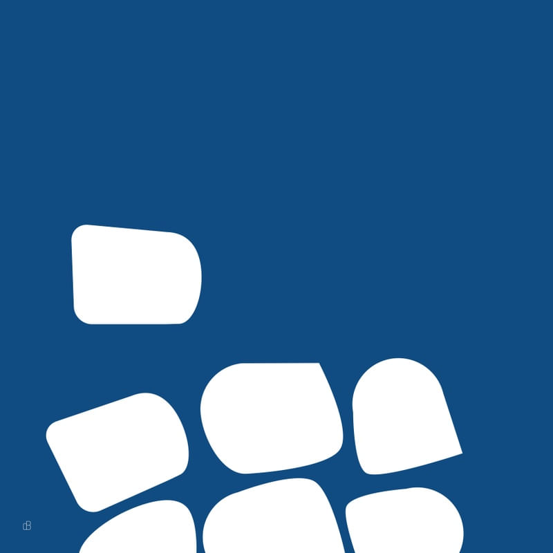BLUE AND WHITE MINIMALS Q15