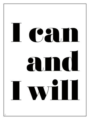 I CAN AND I WILL PB