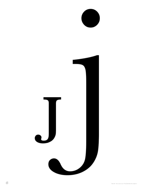 ALFABETO BASKERVILLE - J