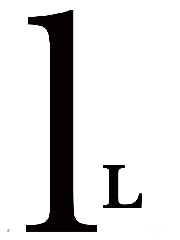 ALFABETO BASKERVILLE - L